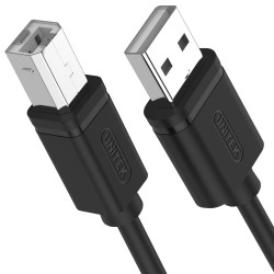 Unitek USB-B 2.0m czarny'