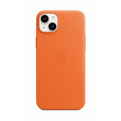 Apple iPhone 14 Plus Leather Case with MagSafe orange'