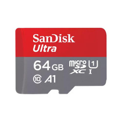SANDISK ULTRA microSDXC 64GB 140MB/s + SD ADAPTER'