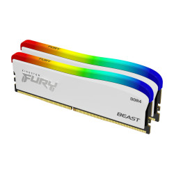 Pamięć RAM Kingston Fury Beast RGB White Limited Edition 16GB (2x8GB) DDR4 3200MHz'