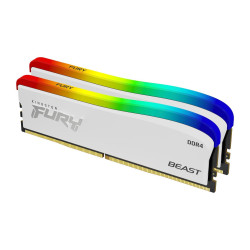 Pamięć RAM Kingston Fury Beast RGB White Limited Edition 32GB (2x16GB) DDR4 3600MHz'