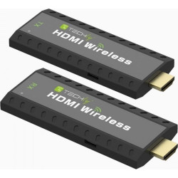 Techly 365641 Bezprzewodowy mini-Extender HDMI Full HD 1080p 60Hz, 5.8GHz, do 50m'