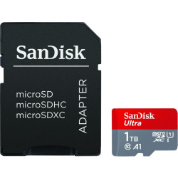 SanDisk Ultra microSDXC 1TB Android 150MB/s A1 UHS-I + Adapter'