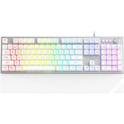 KRUX Frost Silver-White RGB Gaming Keyboard'