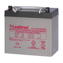 Akumulator żelowy 12V 55Ah Leaftron LTL12-55 Long Life (10-letni)'