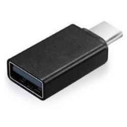 Adapter GEMBIRD A-USB2-CMAF-01 (USB typu C M - USB 2.0 F; kolor czarny)'