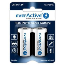 Zestaw baterii alkaliczne everActive EVLR14-PRO (x 2)'