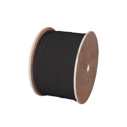 Kabel sieciowy A-LAN drut  zewnętrzny żelowany  100% miedź KIF5OUTZ305 (FTP; 305m; kat. 5e; kolor czarny)'
