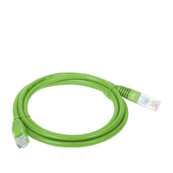 Patchcord UTP A-LAN KKU5ZIE5.0 (RJ45 - RJ45 ; 5m; UTP; kat. 5e; kolor zielony)'