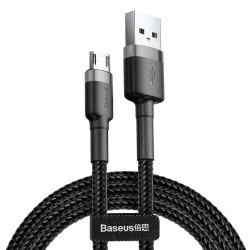 Kabel Baseus CAMKLF-AG1 (USB M - Micro USB M; 0 50m; kolor szary)'