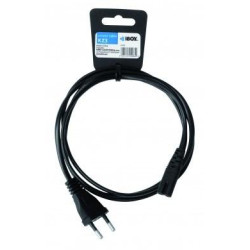 Kabel IBOX EURO 2-PIN AUDIO-RTV VDE IKZ3 (Euro / Euro 2-Pin / IEC 320 C7 - Schuko ; 1 5m; kolor czarny)'