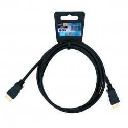 Kabel IBOX FULLHD HD01 1 5M 1.4V 13C+1 ITVFHD0115 (HDMI M - HDMI M; 1 5m; kolor czarny)'