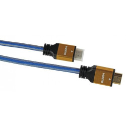 Kabel IBOX HD04 ULTRAHD 4K 1 5M V2.0 ITVFHD04 (HDMI M - HDMI M; 1 5m; kolor niebieski)'