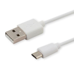 Kabel SAVIO CL-123 (Micro USB - USB 2.0 ; 1m; kolor biały)'