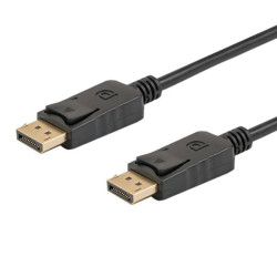 Kabel SAVIO CL-136 (DisplayPort M - DisplayPort M; 2m; kolor czarny)'