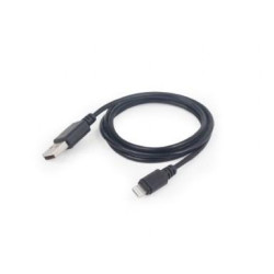 Kabel GEMBIRD CC-USB2-AMLM-1M (USB 2.0 M - Lightning M; 1m; kolor czarny)'