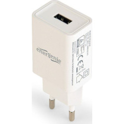Ładowarka sieciowa Gembird 1 port USB 2.1A  (biała)'