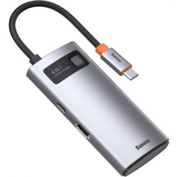 Baseus Metal Gleam Series Hub 4w1, USB-C do USB 3.0 + USB 2.0 + HDMI + USB-C PD'