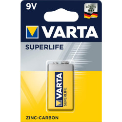 Bateria cynkowo-węglowe VARTA Superlife 9V 6F22 (Zn-C; x 1)'