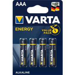 Zestaw baterii alkaliczne VARTA Energy LR3 AAA (x 4)'