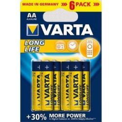 Zestaw baterii alkaliczne VARTA Longlife LR3 AAA (x 6)'