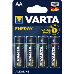 Zestaw baterii alkaliczne VARTA Energy LR6 AA (x 4)'