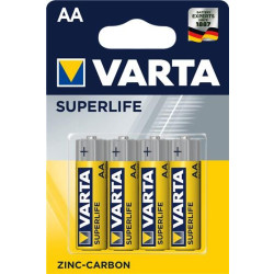 Zestaw baterii cynkowo-węglowe VARTA Superlife R6 AA (Zn-C; x 4)'