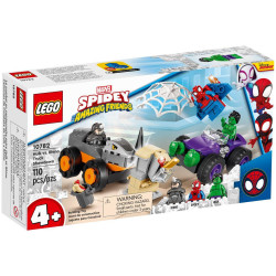 LEGO Marvel 4plus 2022 10782 Hulk kontra Rhino Starcie pojazdów'