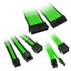 Kolink Core Adept Braided Cable Extension Kit - Green'