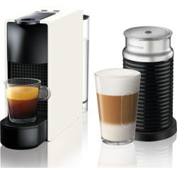 Ekspres do kawy Krups Nespresso XN1111 Essenza Mini Aeroccino biały (XN1111)'