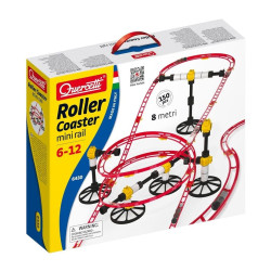 Quercetti Tor Kulkowy Roller Coaster Mini Rail 8 Metrów 150 elementów'