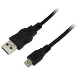 LogiLink micro USB 1.0m czarny'