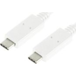 LogiLink USB-C 1.0m biały'