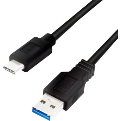 LogiLink USB-C 0.15m czarny'