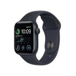 Apple Watch SE2 GPS 40mm Midnight Aluminium Case with Midnight Sport Band'