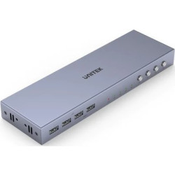 Unitek Przełącznik KVM 4K HDMI 2.0 4-in 1-out +USB'