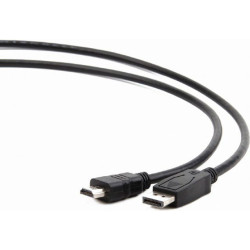 Kabel GEMBIRD CC-DP-HDMI-5M (HDMI M - DisplayPort M; 5m; kolor czarny)'