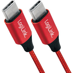 LogiLink USB-C 0.3m czerwony'