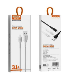 SOMOSTEL KABEL DO TELEFONU MICRO 1M 3.1A FAST CHARGING 3.1A SMS-BP14 WHITE'