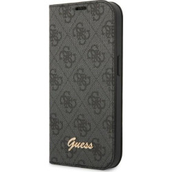 Guess 4G Metal Camera Outline Booktype Case - Etui iPhone 14 Pro Max (czarny)'