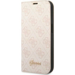 Guess 4G Metal Camera Outline Booktype Case - Etui iPhone 14 Pro Max (rózowy)'