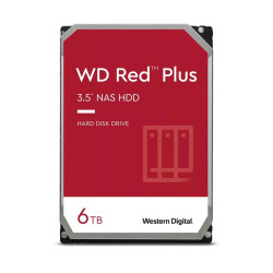 Dysk HDD WD Red Plus WD60EFPX (6 TB ; 3.5 ; 256 MB; 5400 obr/min)'