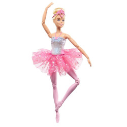 Barbie Baletnica Magiczne światełka Lalka Blondynka HLC25'