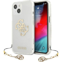 Guess 4G Big Logo Charm Gold do iPhone 13 mini (złoty charms)'