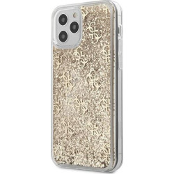 Guess 4G Liquid Glitter do iPhone 12 Mini (złoty)'