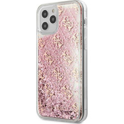 Guess 4G Liquid Glitter do iPhone 12 Mini (różowy)'