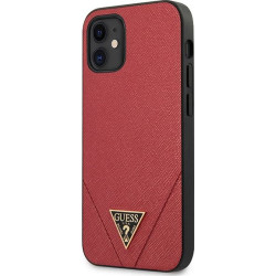 Guess Saffiano V do iPhone 12 Mini (czerwony)'
