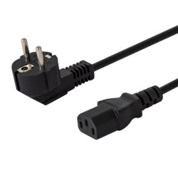 Kabel SAVIO CL-98 (IEC320 C13 - Shuko ; 1 8m; kolor czarny)'