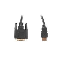 Kabel Lanberg CA-HDDV-20CU-0030-BK (HDMI M - DVI-D (24+1) M; 3m; kolor czarny)'