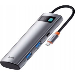 Replikator - Baseus Hub 7w1 USB-C na 2x USB 3.0 + HDMI + 2x USB-C +microSD/SD'